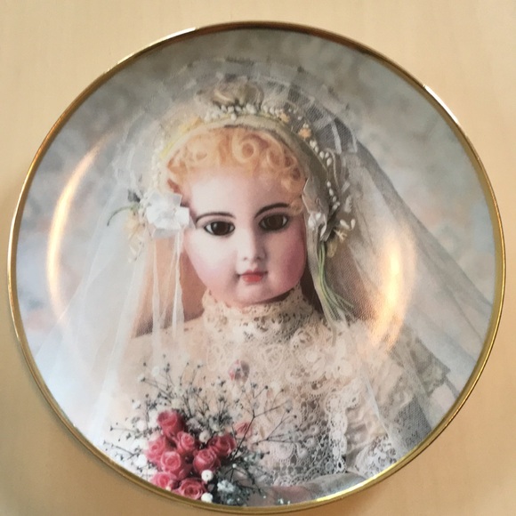Franklin Mint Hanau Doll Museum Plates (Lot of 5) Cute yet Creepy Dolls Vintage - Picture 5 of 12